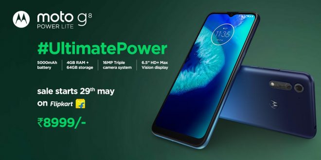 Motorola Launches New Moto G8 Power Light