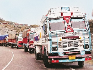 Corona hit on transporters, truck ready to return