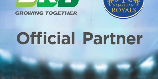 BKT Tires partnered with Rajasthan Royals