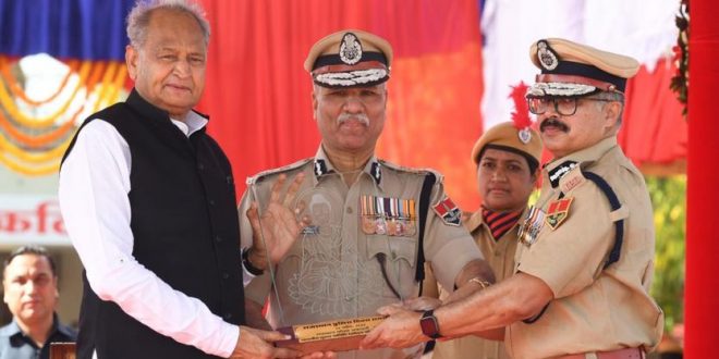 Due to strong intentions and innovations, the public's faith in the police has increased: Chief Minister Ashok Gehlot