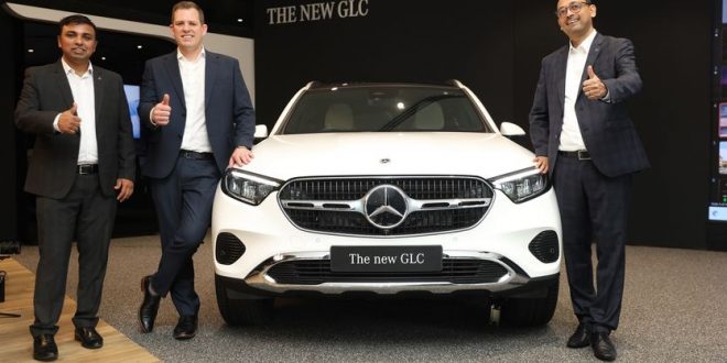 New GLC arrives in India after a long wait at Mercedes-Benz's new state-of-the-art Max 20X showroom in Gurgaon