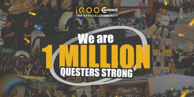 iqoo completes 1 million community members