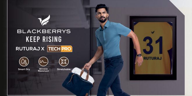 BlackBerry launches its TechPro collection with cricket legend Ruturaj Gaikwad