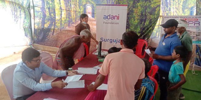 Villagers are getting free health benefits from quality community health services of RRVUNL.