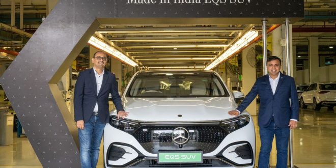 Mercedes-Benz introduces its second ‘Made in India’ BEV: EQS SUV 580 4Matic