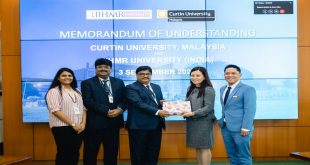 IIHMR University signs MoU with Curtin University of Malaysia, it will be a better option for students